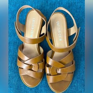 Chelsea Crew | Brown Sandals w/velcro strap